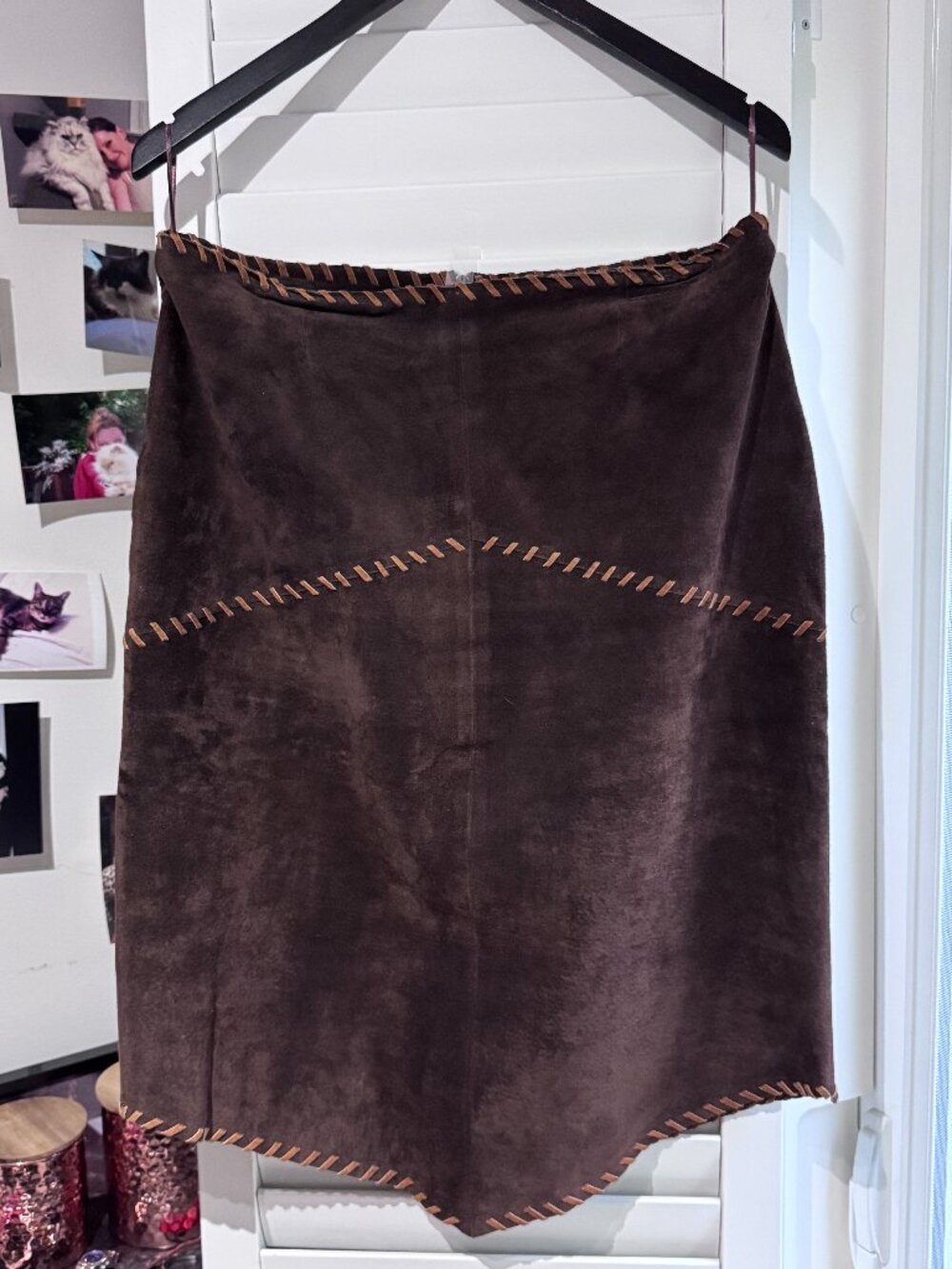 π₯ HOST PICK X 2π₯ π€ Vintage Tristan & Iseut Suede Skirt | Quiet Luxury π€β¨ - Picture 6 of 16